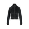 VELOUR KRYMPEDE TRÆNINGSJAKKE